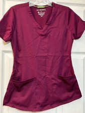 HH Works by Healing Hands Purple medical nurse healthcare Scrub purple Size XXS
