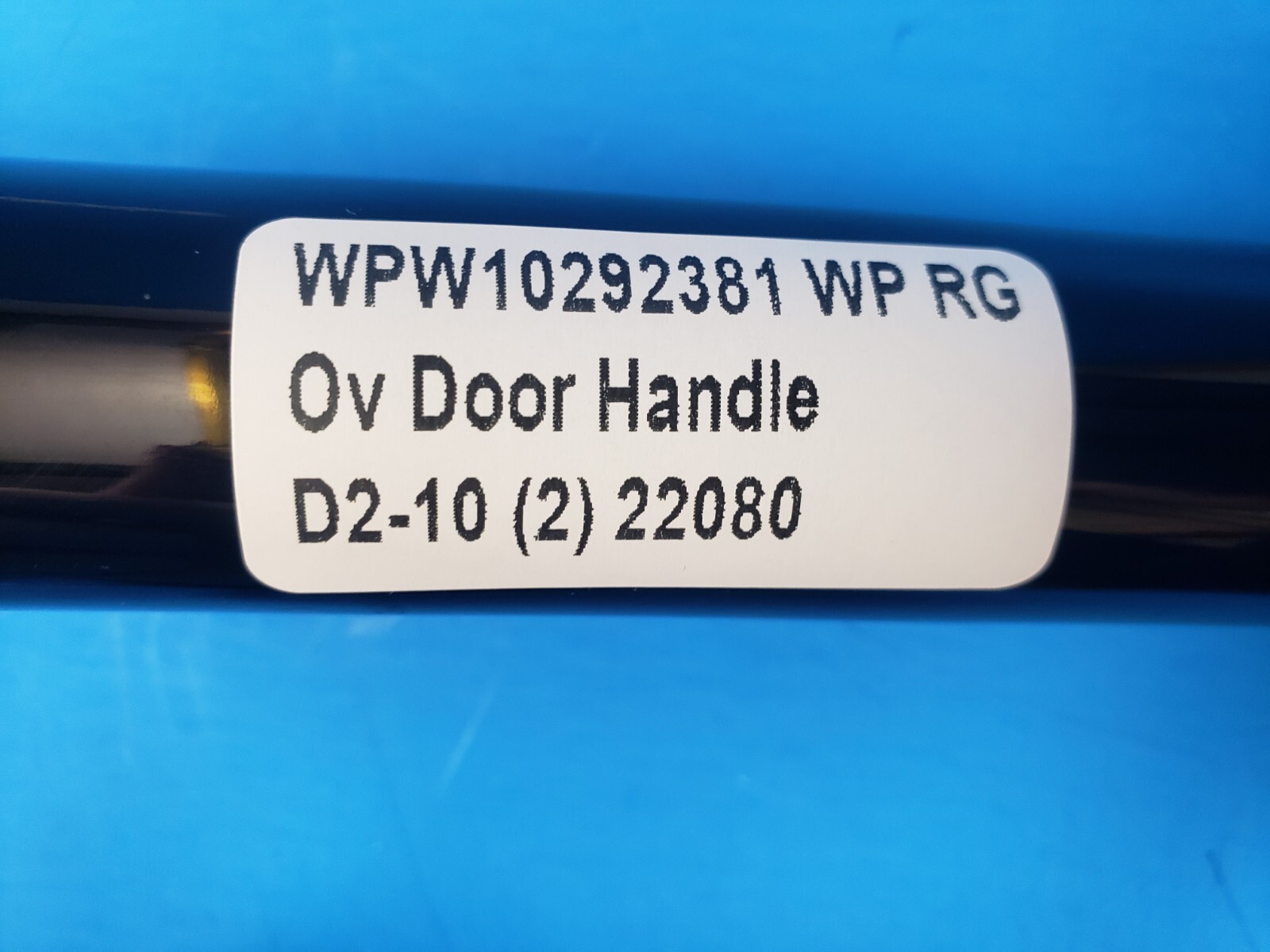 WPW10292381 Whirlpool Range Oven Door Handle; D2-10 | eBay