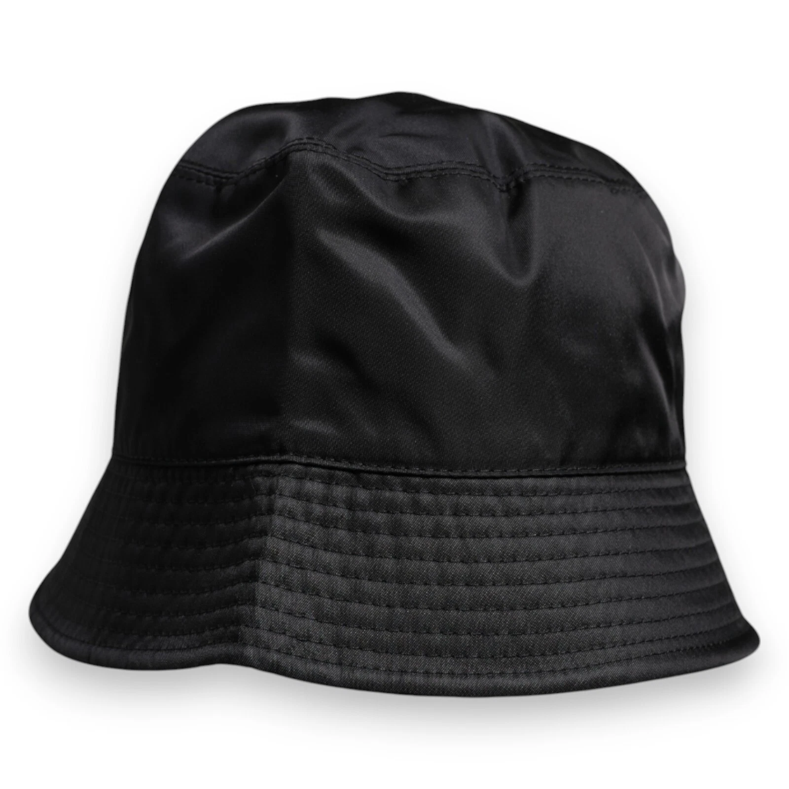 DOLCE & GABBANA Hat Men Black Cotton Wide Brim Bucket Capello s. 57 / S 450usd