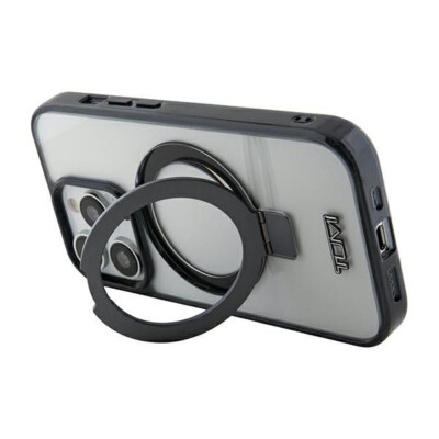 TUMI iPhone 15 Pro Max Hülle Case Cover Ring Stand Metallic Magsafe