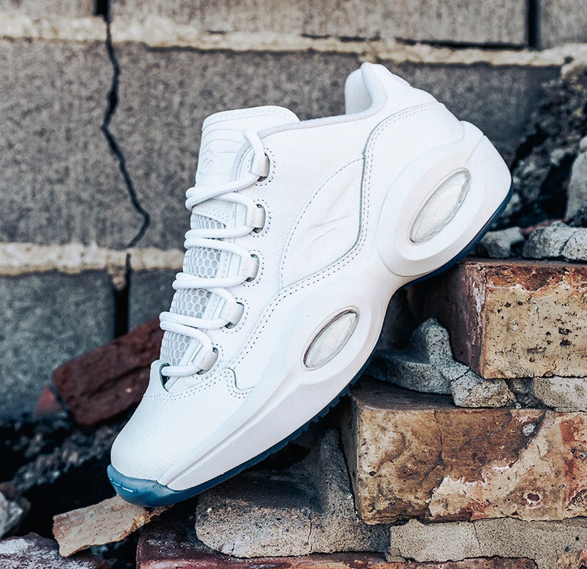 Reebok Question Low Allen Men UNC White Sneaker Basketball Shoe #165 | eBay