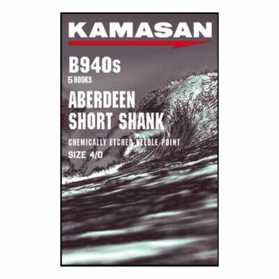 KAMASAN B940S SHORT SHANK ABERDEEN HOOKS/ FISHING TACKLE SEA HOOKS