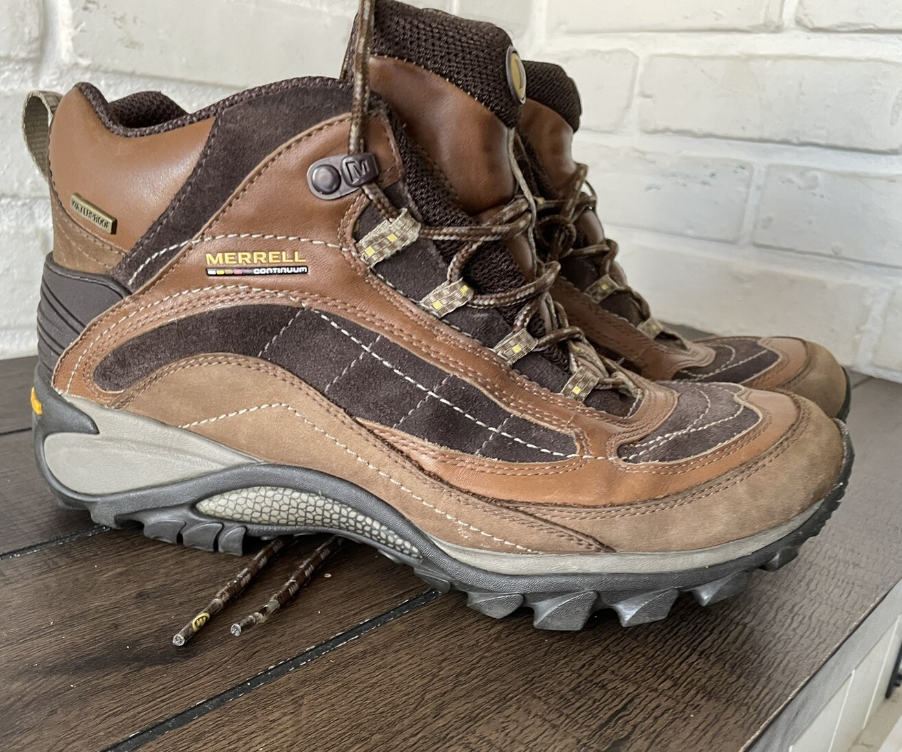 Scarpe da donna Merrell Brown Siren impermeabili escursionismo marrone Ortholite 10 5