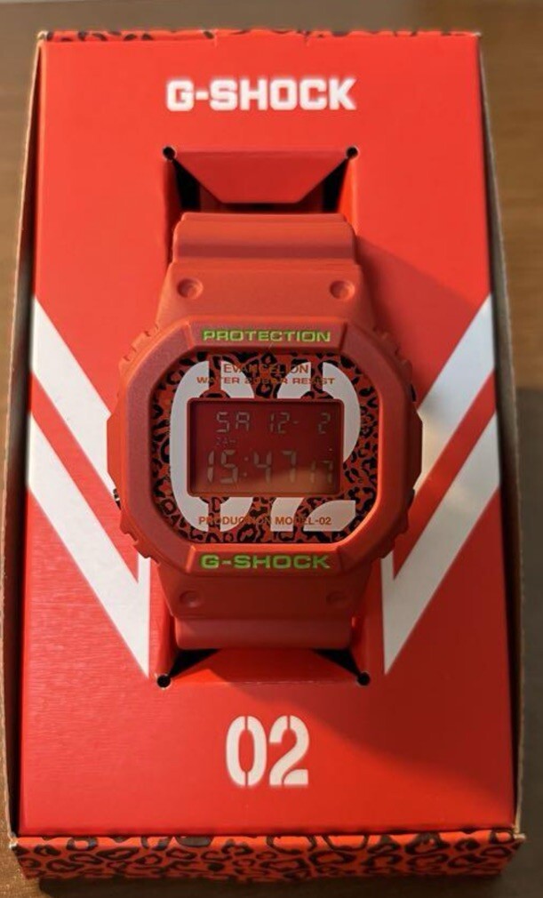 CASIO G-SHOCK DW-5600VT EVANGELION×G-SHOCK×RADIO UNIT FROM JAPAN
