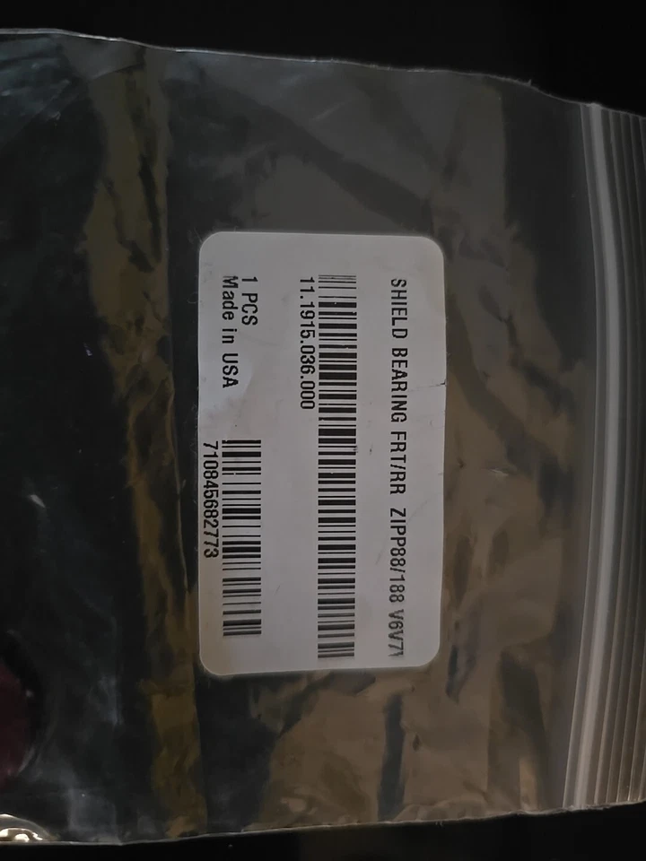 Zipp 88/188 (V6, V7, V8) Bearing Shield Front or Rear, Each - Image 3 of 4