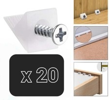 Shelf Drawer Fix Repair Wedges Sagging  X 20 Chest Support Screw Mending