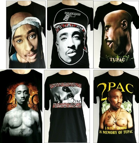 2PAC TUPAC SHAKUR GRAPHIC HIP HOP T 
