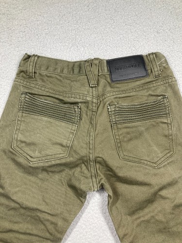 Southpole Jeans BOYS 14 26x26 Olive Green Moto Skater Rocker Grunge Streetwear - Picture 14 of 18