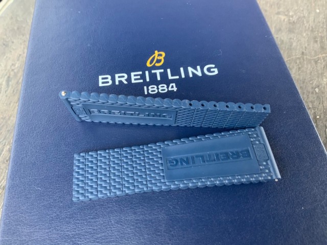 breitling mesh rubber strap