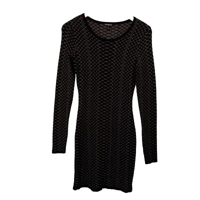 express black dress with gold dots Express Gold Fleck Goddess Maxi Dress