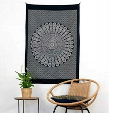 Mandala Indian Tapestry Wall hanging Hippie Queen Size Bohemian Throw Bedspread