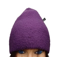 TURTLE FUR Purple Kids Youth Beanie One Size Fleece Soft Acrylic