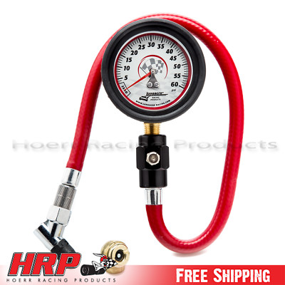 Longacre 52003 2 ?? Deluxe 0-60 PSI Tire Pressure Gauge Angle Ball Chuck