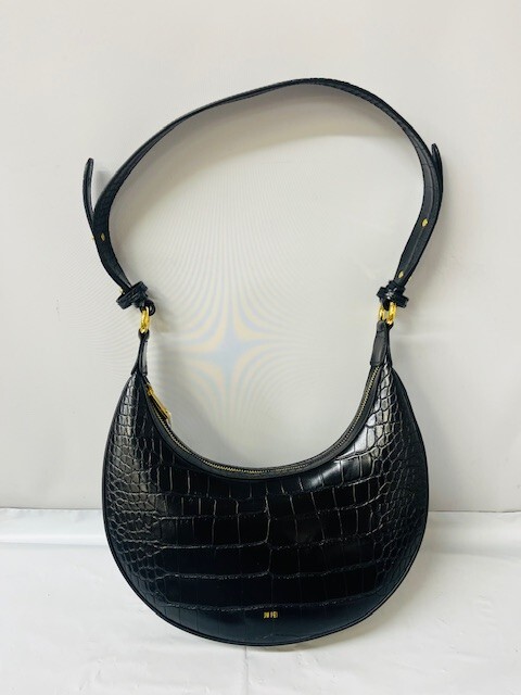 JW PEI Carly Saddle Bag in Black Croc- NEW | eBay