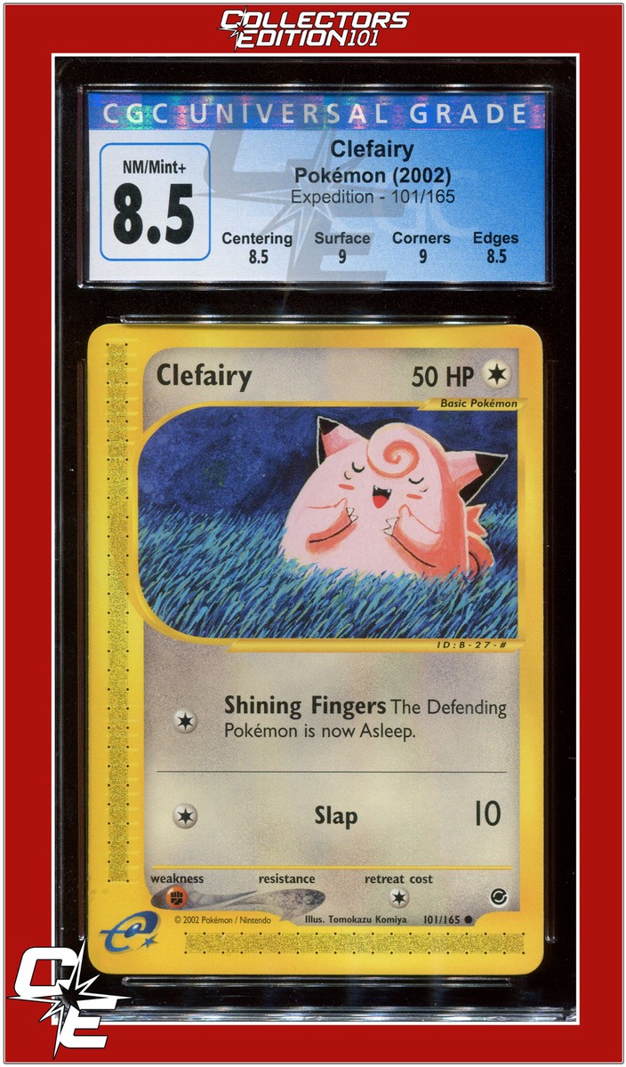 Expedition 101 Clefairy CGC 8.5 - Subgrades | eBay