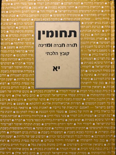 Torah, Society & State Journals Techumin HEBREW Fast Shipping תחומין - Imagen 24 de 49