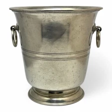 Arte Italica Taverna Champagne Wine Bucket Pewter Ring Handles