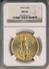 1927 $20 Saint Gaudens Double Eagle Gold Coin *Ngc Certified Ms 64* Ships Free