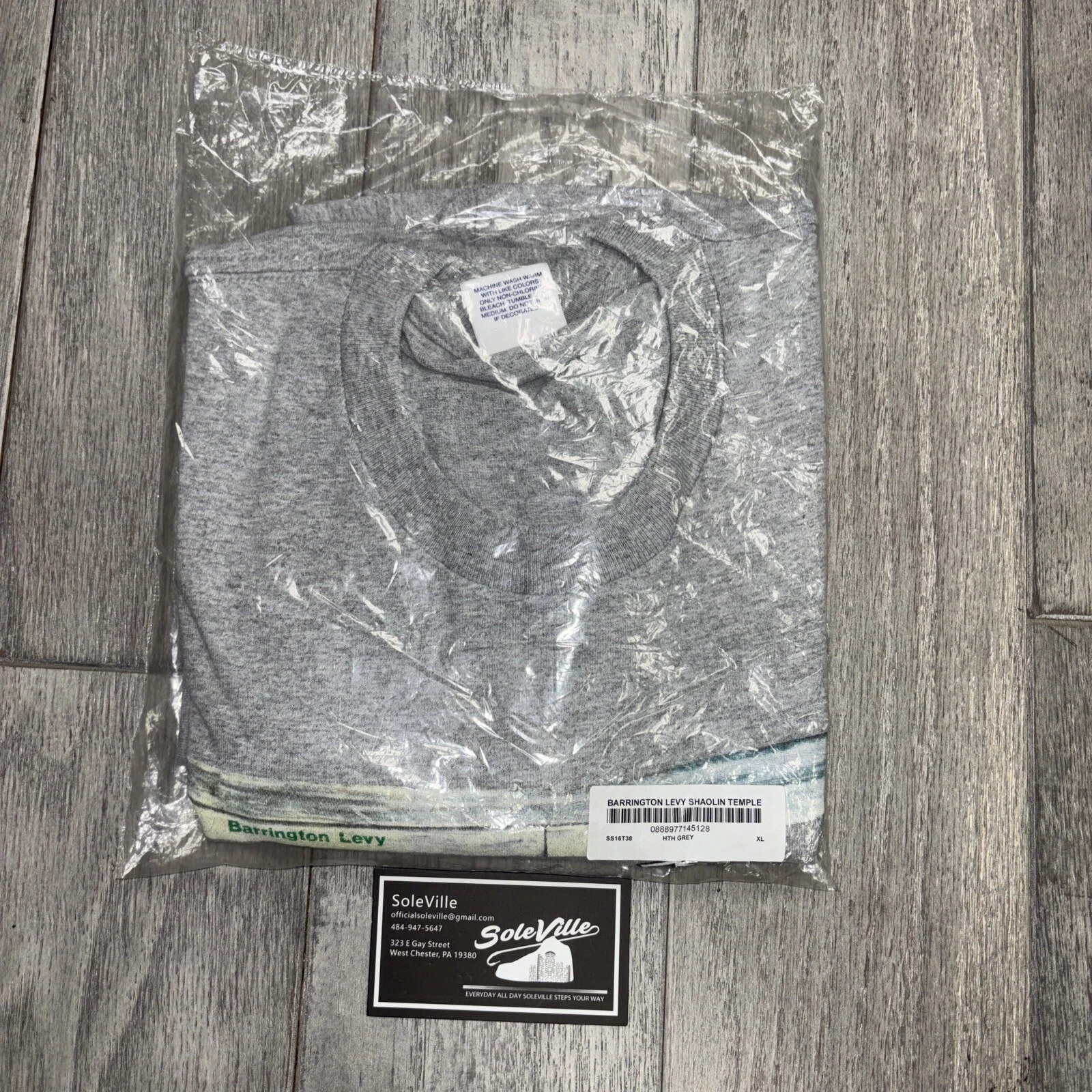 T shirt Supreme Barrington Levy Jah Life Shaolin Temple   TAILLE XL 2016