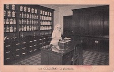 Carte postale ancienne postcard PARIS pharmacie la glacière timbrée 1925