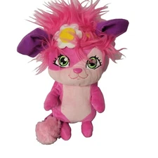 Spin Master 2015 Talking Popples Bubbles Pink Plush Stuffed Animal Toy 11 Inches