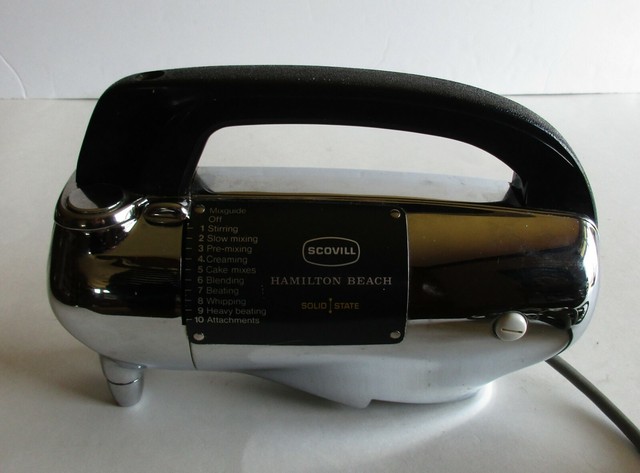 Vintage Hamilton Beach Scovill Mixer Model 25 Power Head Motor Works