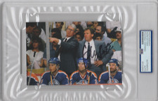 Autographed  Glen Sather  photo PSA/DNA certfied