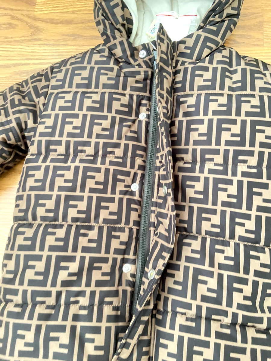 Fendi Bear Jacket For Baby NWT Fendi Baby 18 Months Hooded Bear