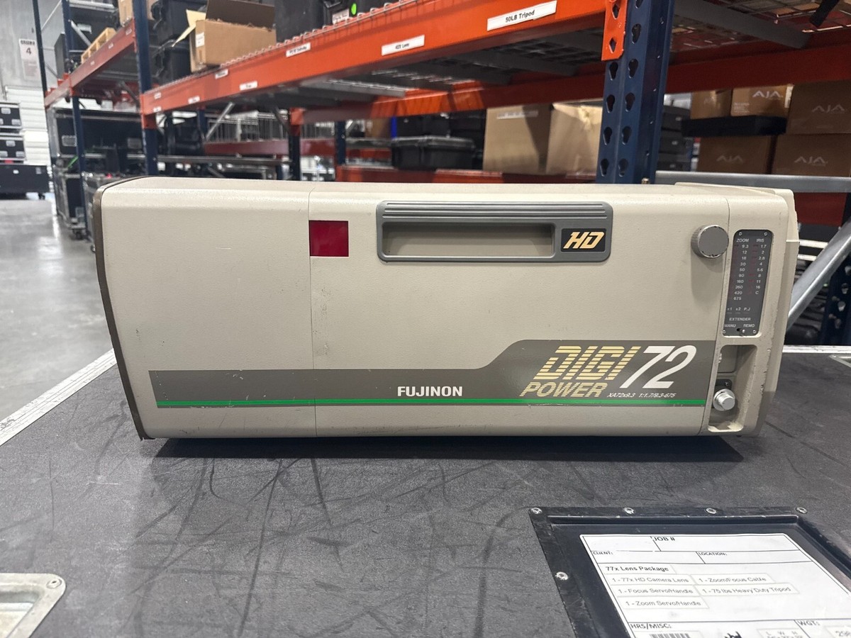 Fujinon XA72X9.3BESM B4 mount HD box lens FULL SET with controls