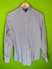 Polo Ralph Lauren Men s Regent Classic Fit Blue Pinstripe Dress Shirt Size 16