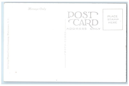 c1940 Slocum Hall Emma Willard Schule Außengebäude Troja New York Postkarte - Bild 2 von 2