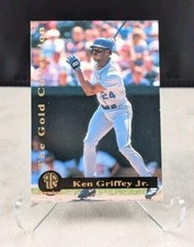 Ken Griffey Jr. 1993 Front Row Premium Gold Collection Baseball Card Seattle