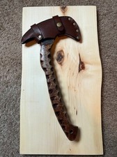 Handmade Tactical Tomahawk/ full tang carbon steel Axe, various wood handles