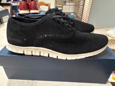 Womens Cole Haan zero grand wink oxford Navy Blue