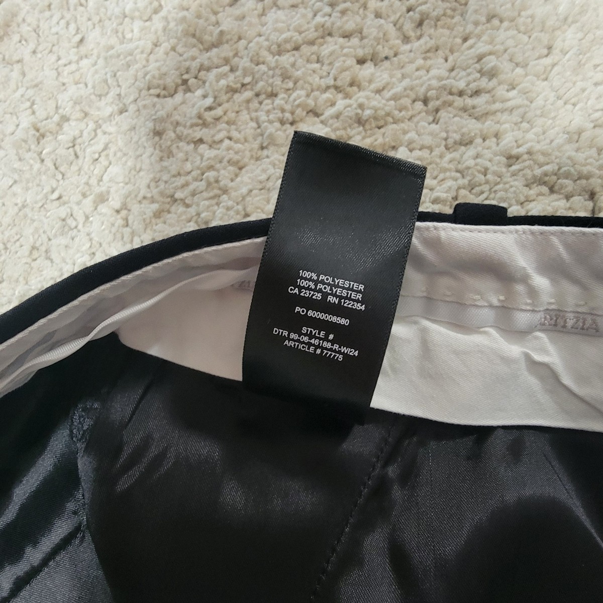 Aritzia Wilfred The Effortless Pant Size 2 Black | eBay