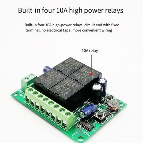 4CH Tuya 220V WIFI Module Remote Control 110V Receiver 10A Relay for7047 - Picture 3 of 6