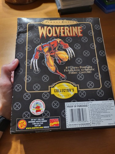 Marvel Comics berühmte Coverserie X-Men Vielfraß 8 in Ultra Poseable Toy Biz - Bild 2 von 8