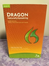 Nuance Dragon NaturallySpeaking 12 Home Software w/ Headset Mic Open Box