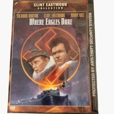 Where Eagles Dare DVD 2003 Clint Eastwood Collection Widescreen New Sealed