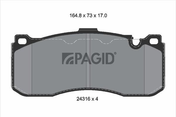 Bremsbelagsatz BremsklöTze FüR BMW 1Er E87 E88 E82 E90 E93 Mini Mini R56-image