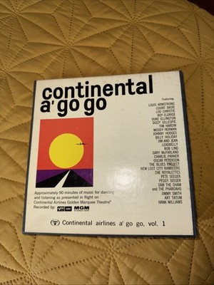 Various Artists:Continental A  Go Go 4 Track Reel To Reel Tape Triple Play 3-3/4