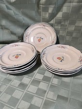 Marmalade Strawberry Goose Saucer International China Stoneware Lot Of 8 Vtg 80s