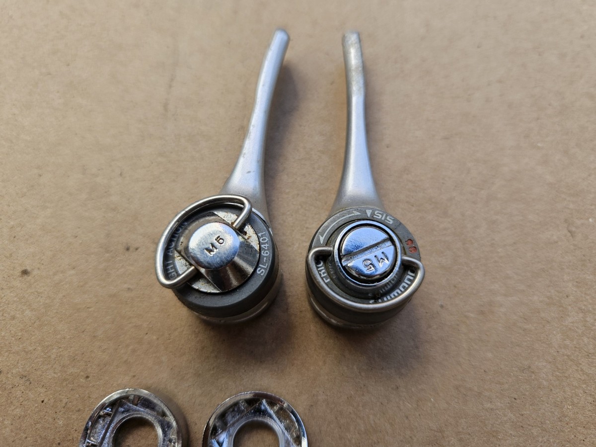 Shimano 600 8 Speed Road Bike Downtube Shifters Braze On SL-6401