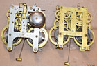 Antique Gilbert & Waterbury  8 Day Time Strike Mantle Clock Movements for Parts — photo 2