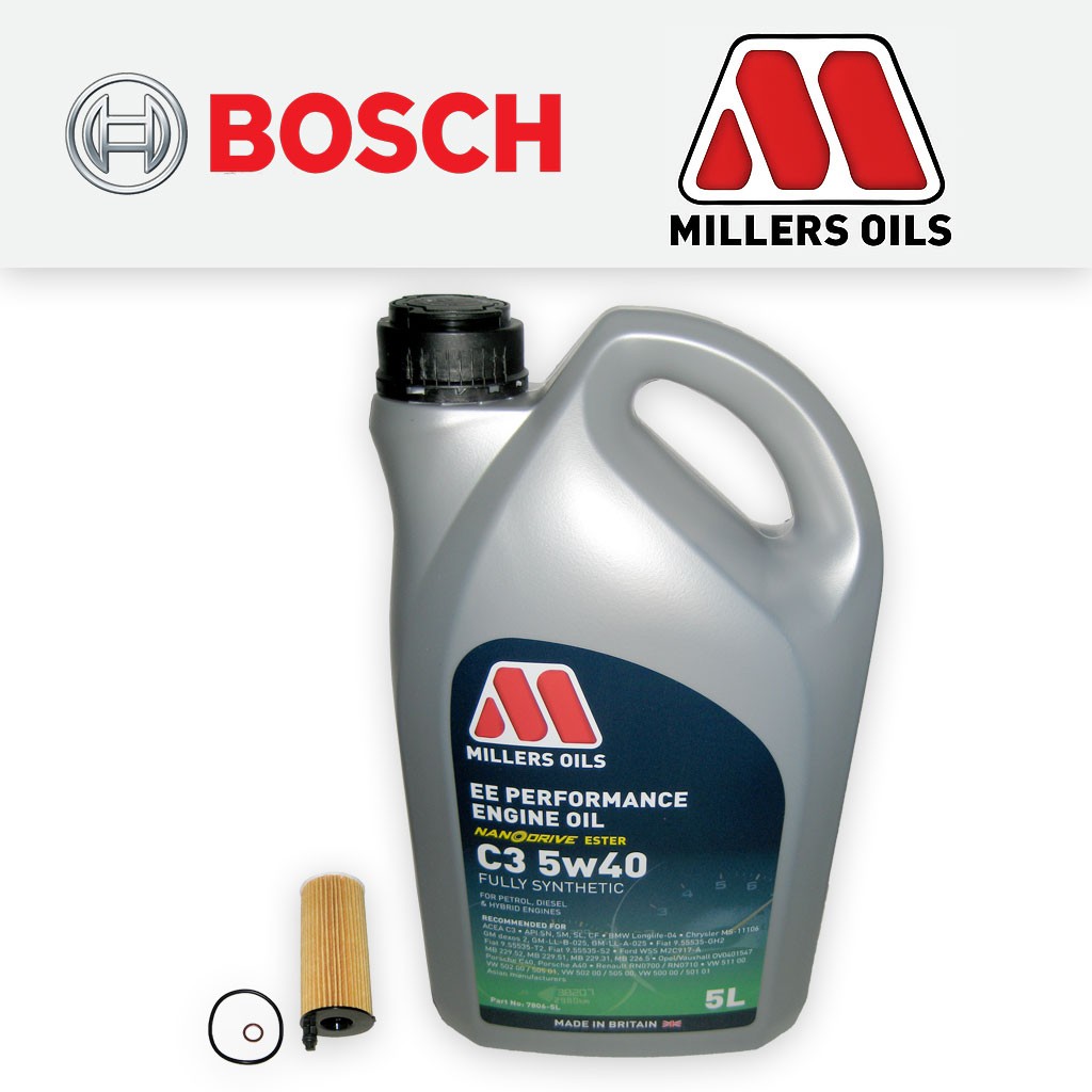 SERVICE KIT for BMW 3 SERIES F30 F31 F34 325D B47 OIL FILTER +5w40 OIL 2015-2019