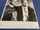St. Louis BLUES Glenn HALL SIGNS & Out of RETIREMENT Signed 8X10 Orig WIRE RARE! — photo 2