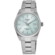 New Tissot Gentleman Powermatic 80 Light Blue Men's Watch T127.407.11.351.00