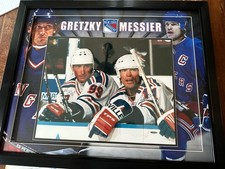 HUGE 33X27 LE Wayne Gretzky & Mark Messier Signed New York Rangers PHOTO UDA COA