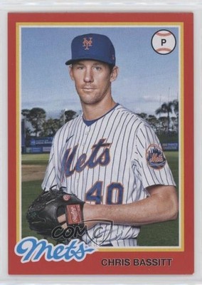 2022 Topps Archives 1978 Topps Design Red 71/75 Chris Bassitt #114 q2x