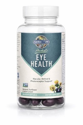 Garden of Life Herbals Eye Health Formula Vision Support Marigold + Sunflower